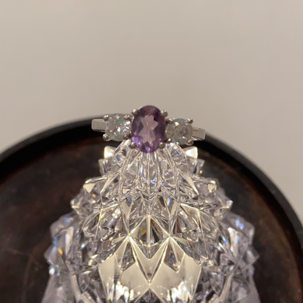 Silver Ring with 3 stones